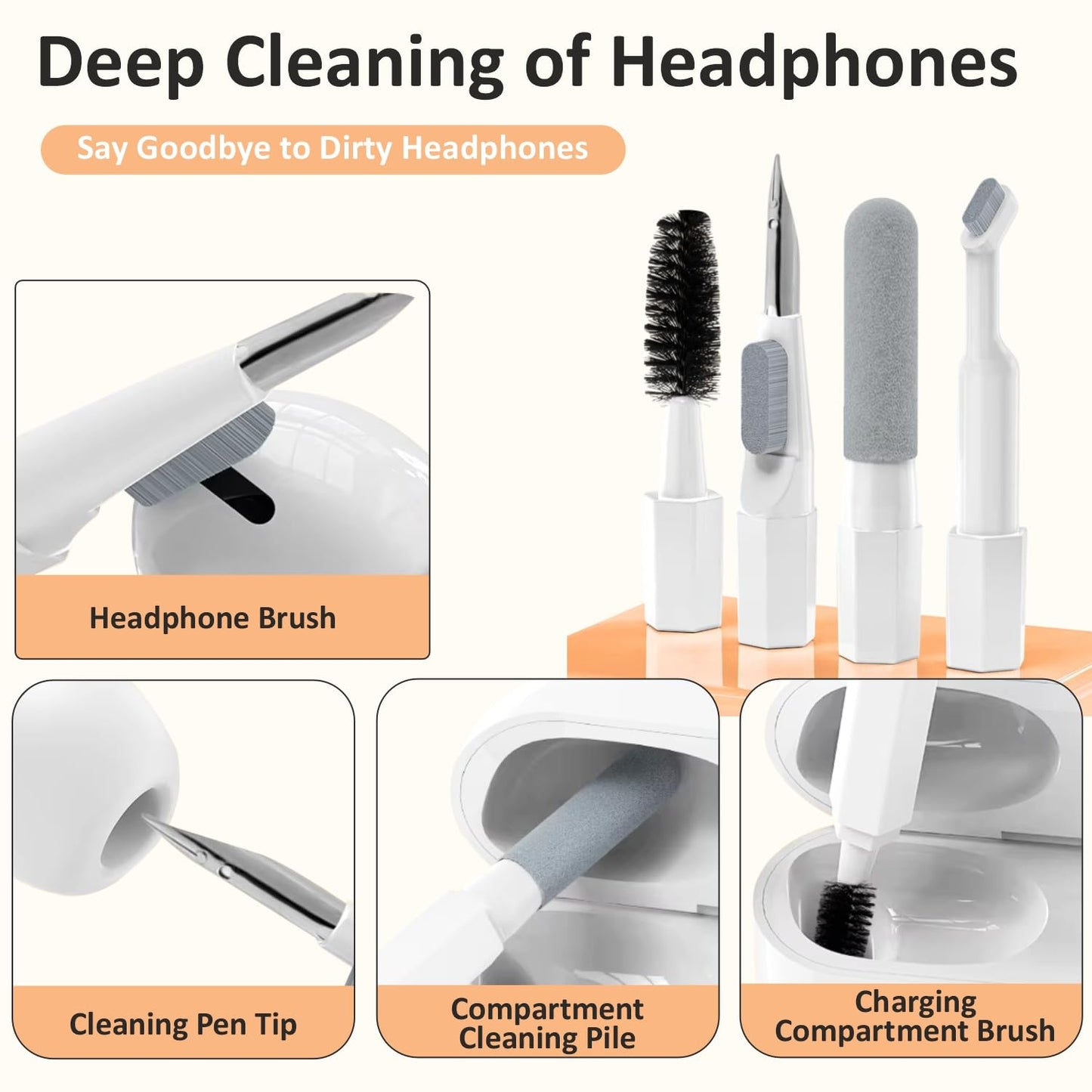 20 in 1 Smart Gadget Cleaning Kit – All-in-One Screen & Keyboard Cleaner with Cleaning Pen, Spray, Microfiber Cloth, Dust Blower, Key Puller & Brushes for Smartphones, Tablets, Laptops & PC's